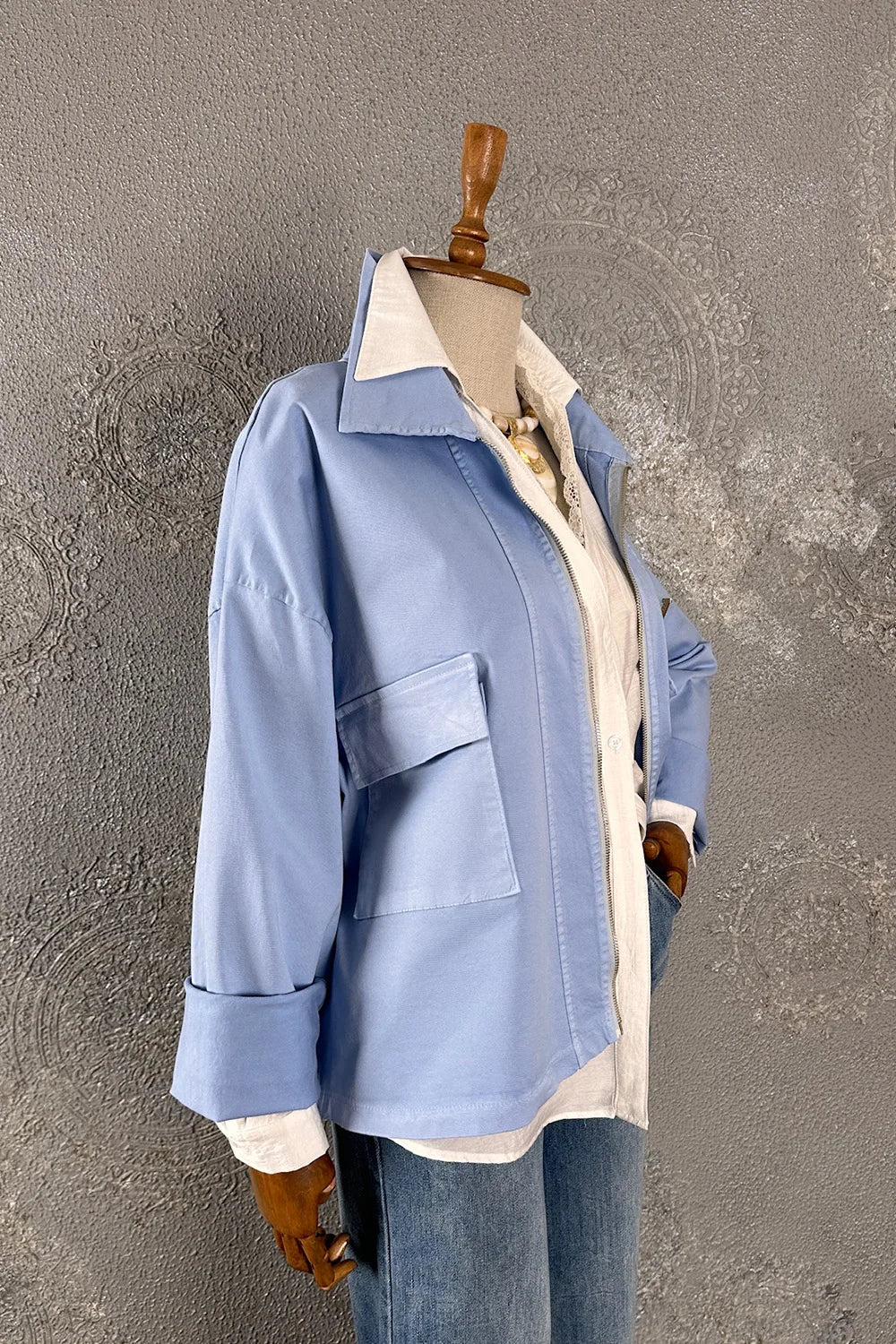 Rahat Kesimli Pamuk Ceket