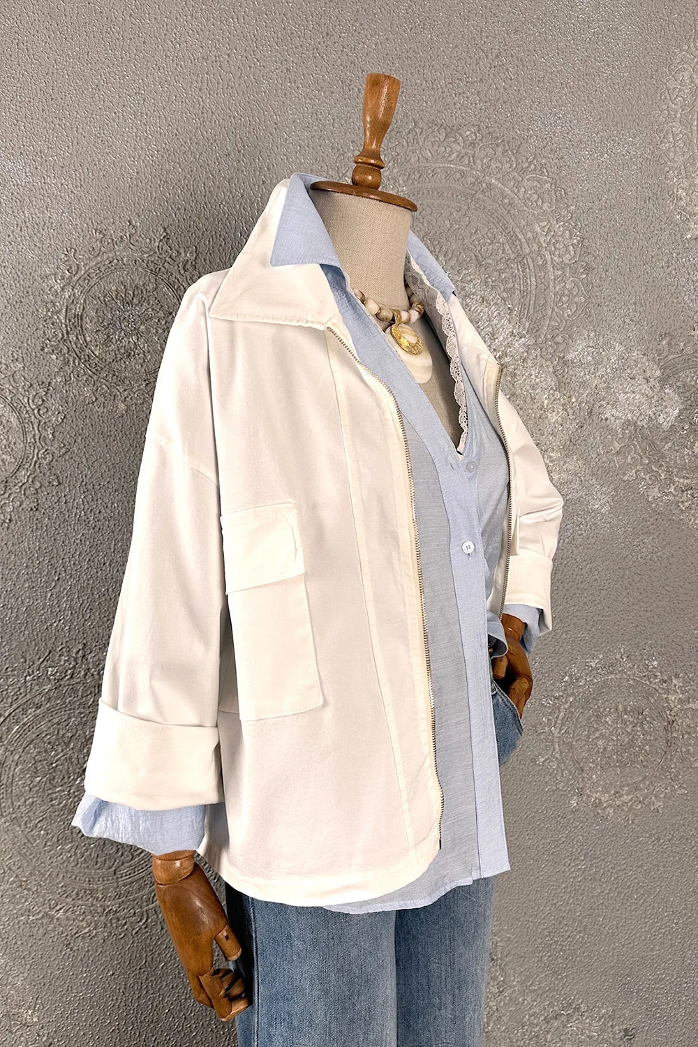 Rahat Kesimli Pamuk Ceket