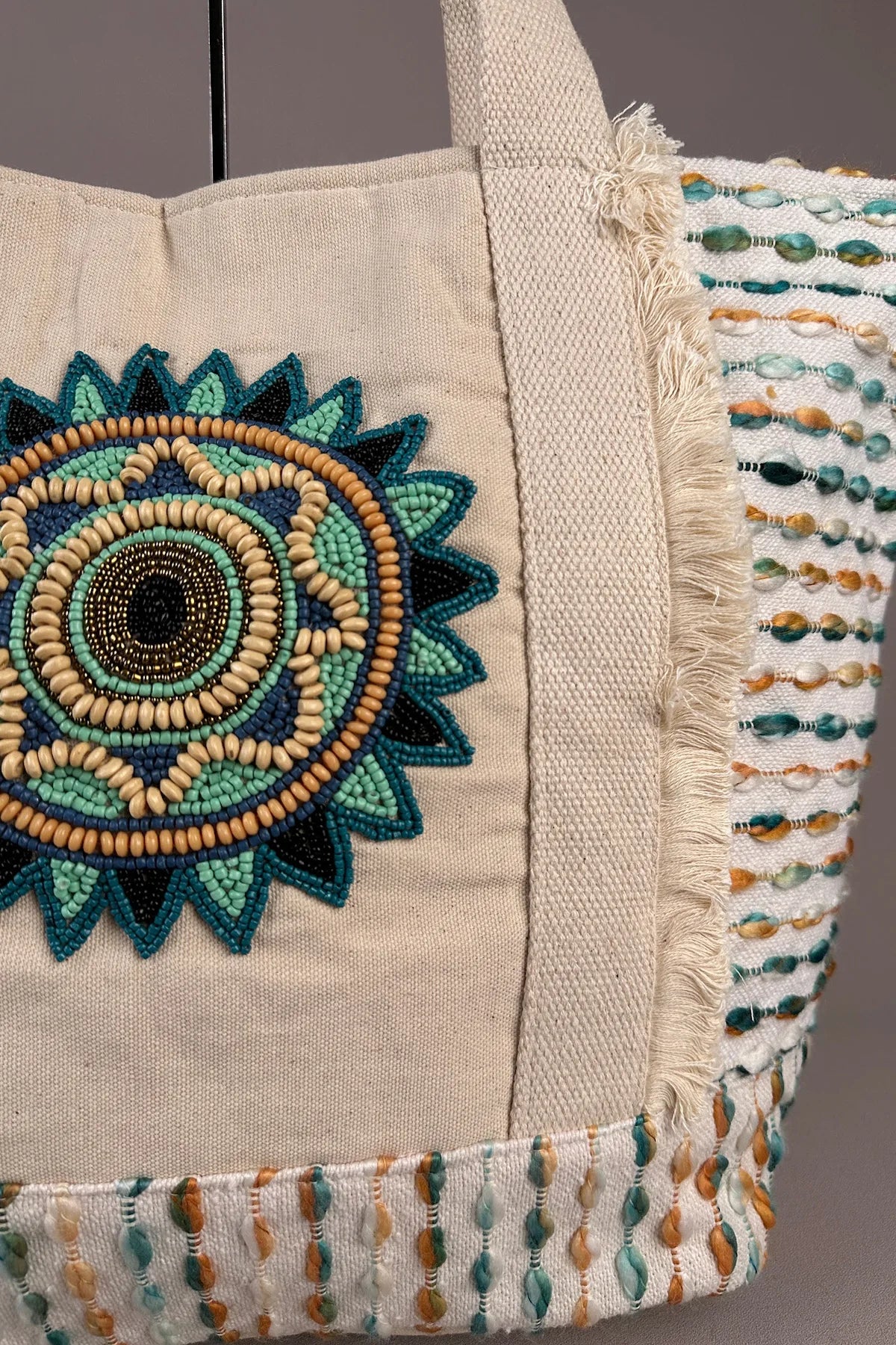 Mandala Desenli Çanta