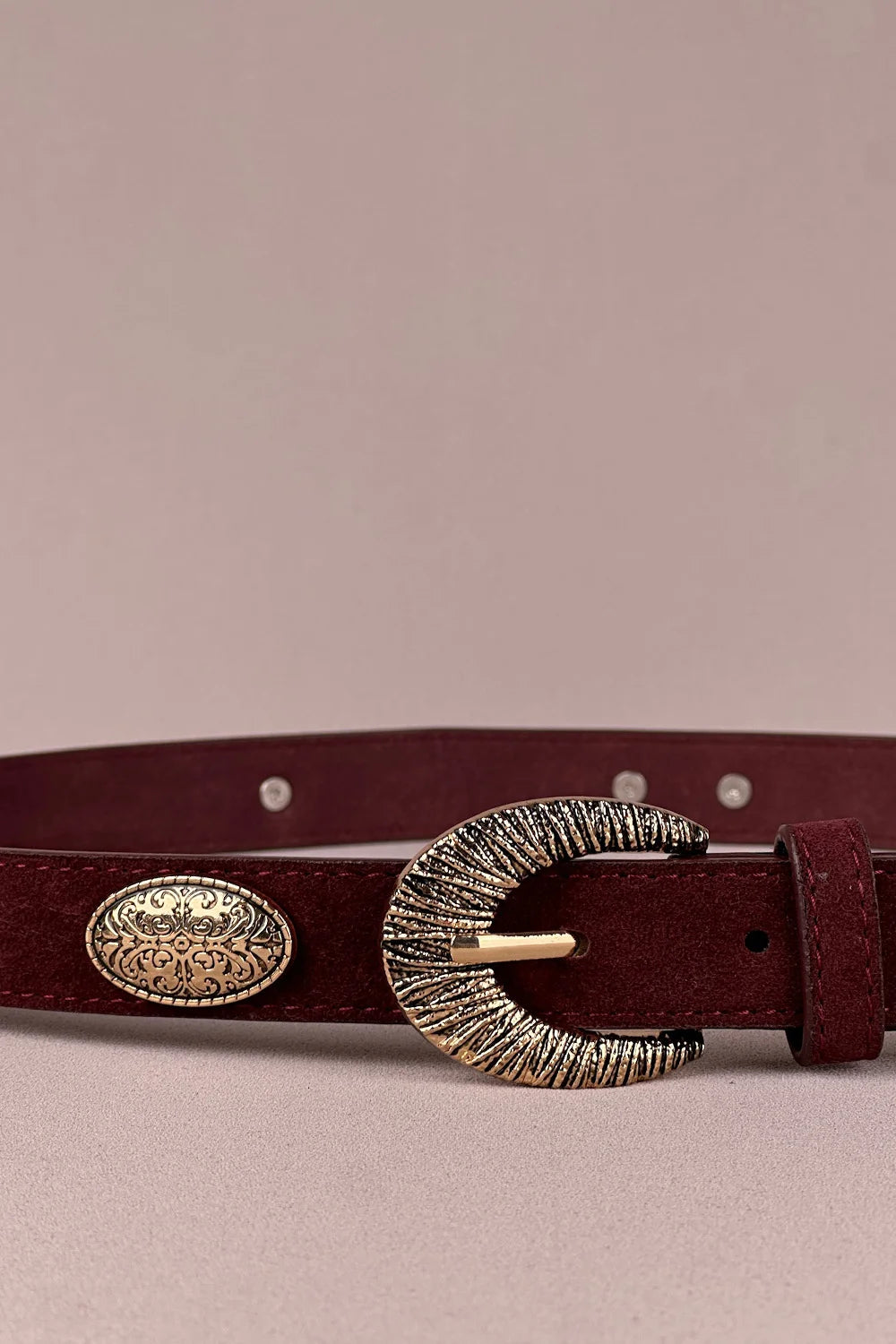 Metal Detaylı Vintage Kemer