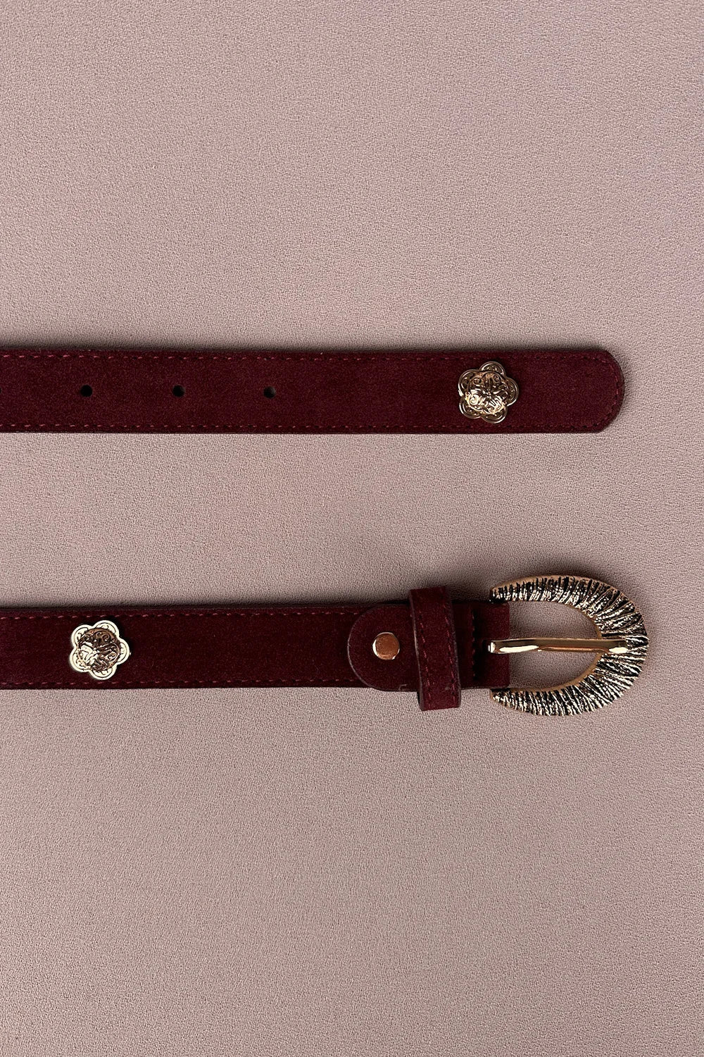 Metal Detaylı Vintage Kemer