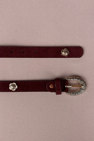 Metal Detaylı Vintage Kemer