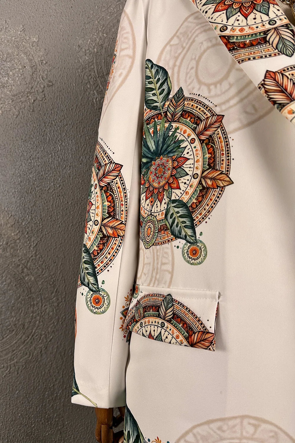 Zürafa Desenli Blazer Ceket
