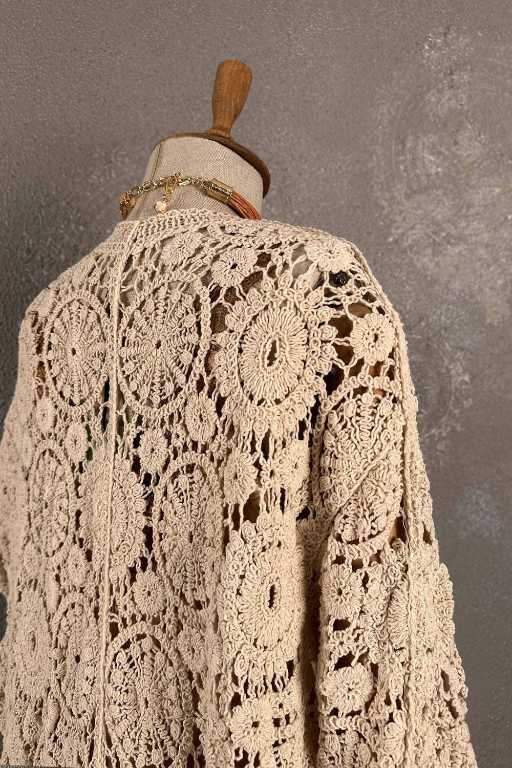Reglan Kollu Kroşe Hırka