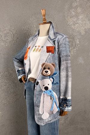 Ayıcık Detaylı Blazer Ceket