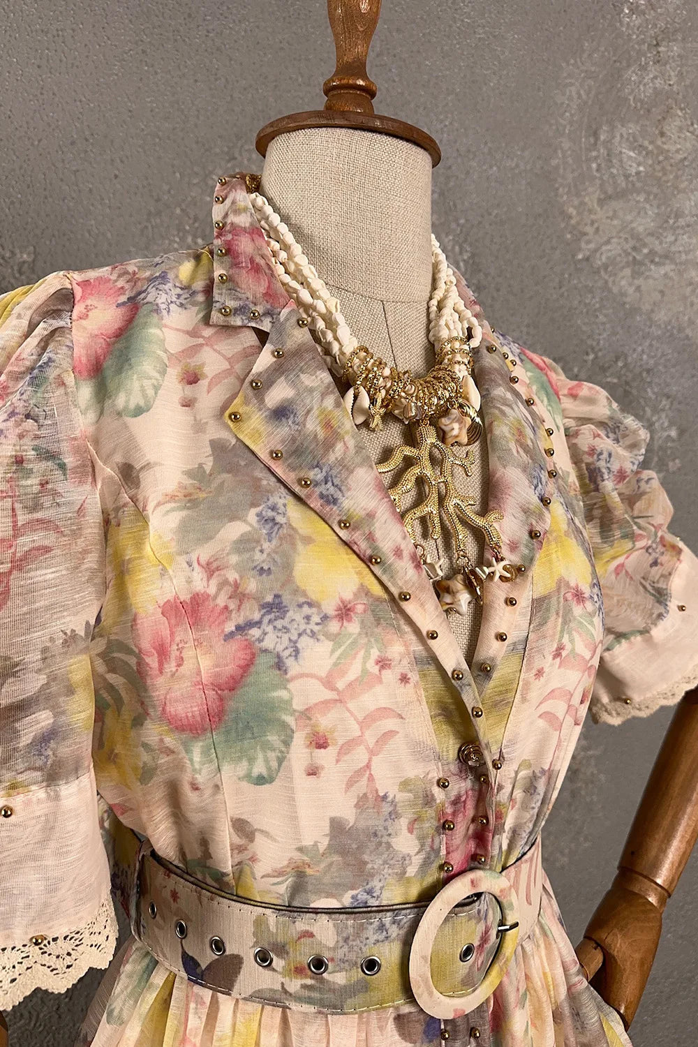 Floral Desenli Romantik Elbise
