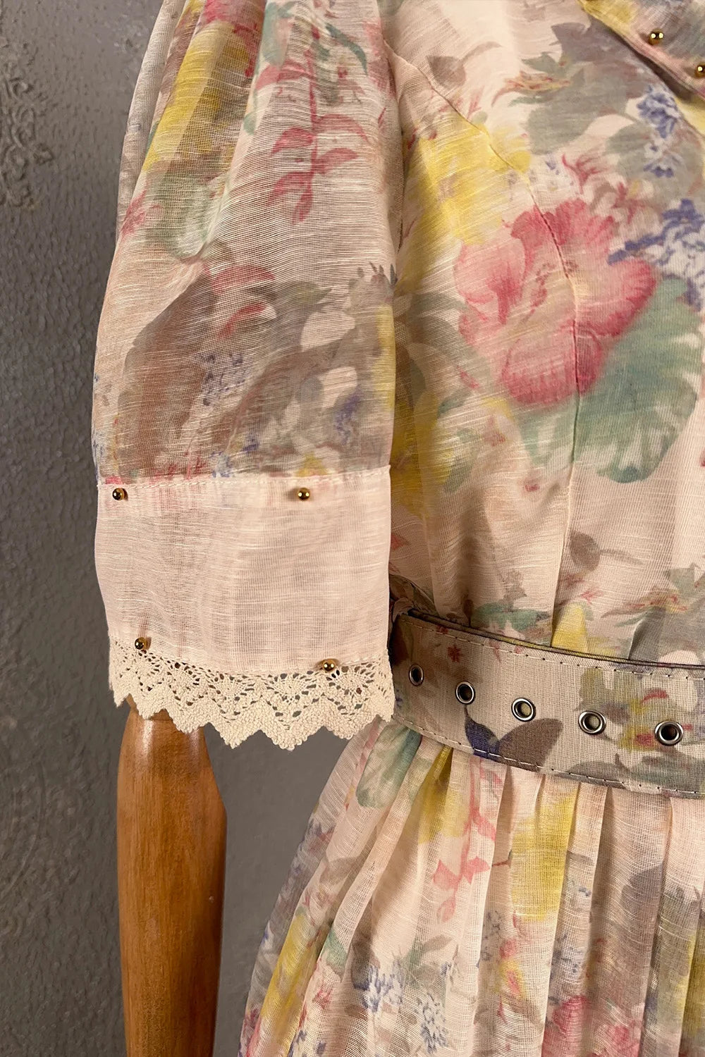 Floral Desenli Romantik Elbise