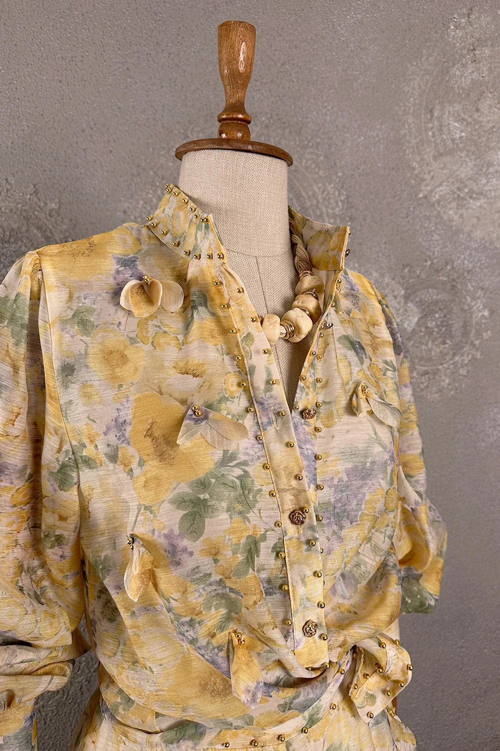 Floral Desenli Etek Takım