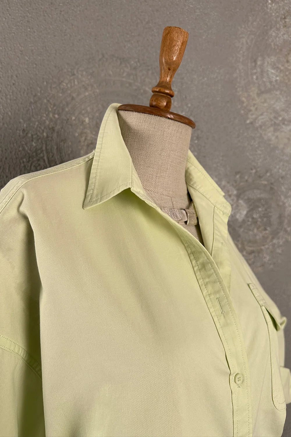 Cep Detaylı Oversize Gömlek