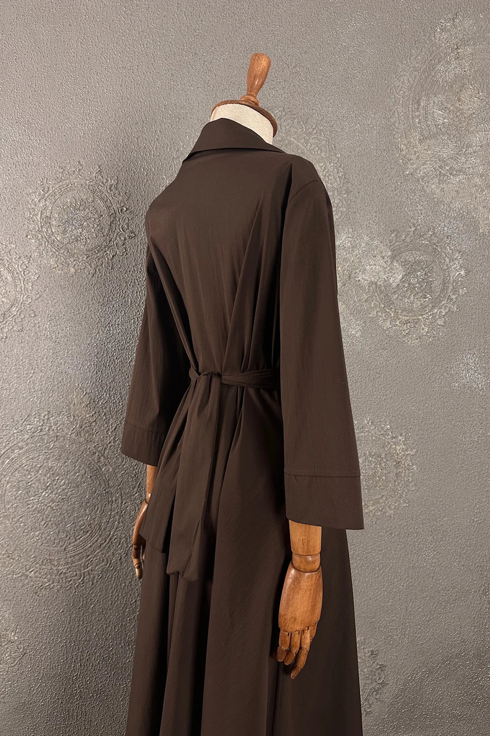 Kuşaklı Poplin Elbise