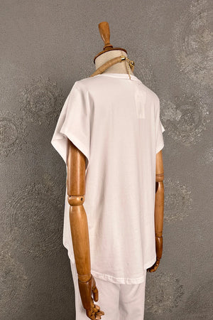Taş İşlemeli Baskılı T-shirt