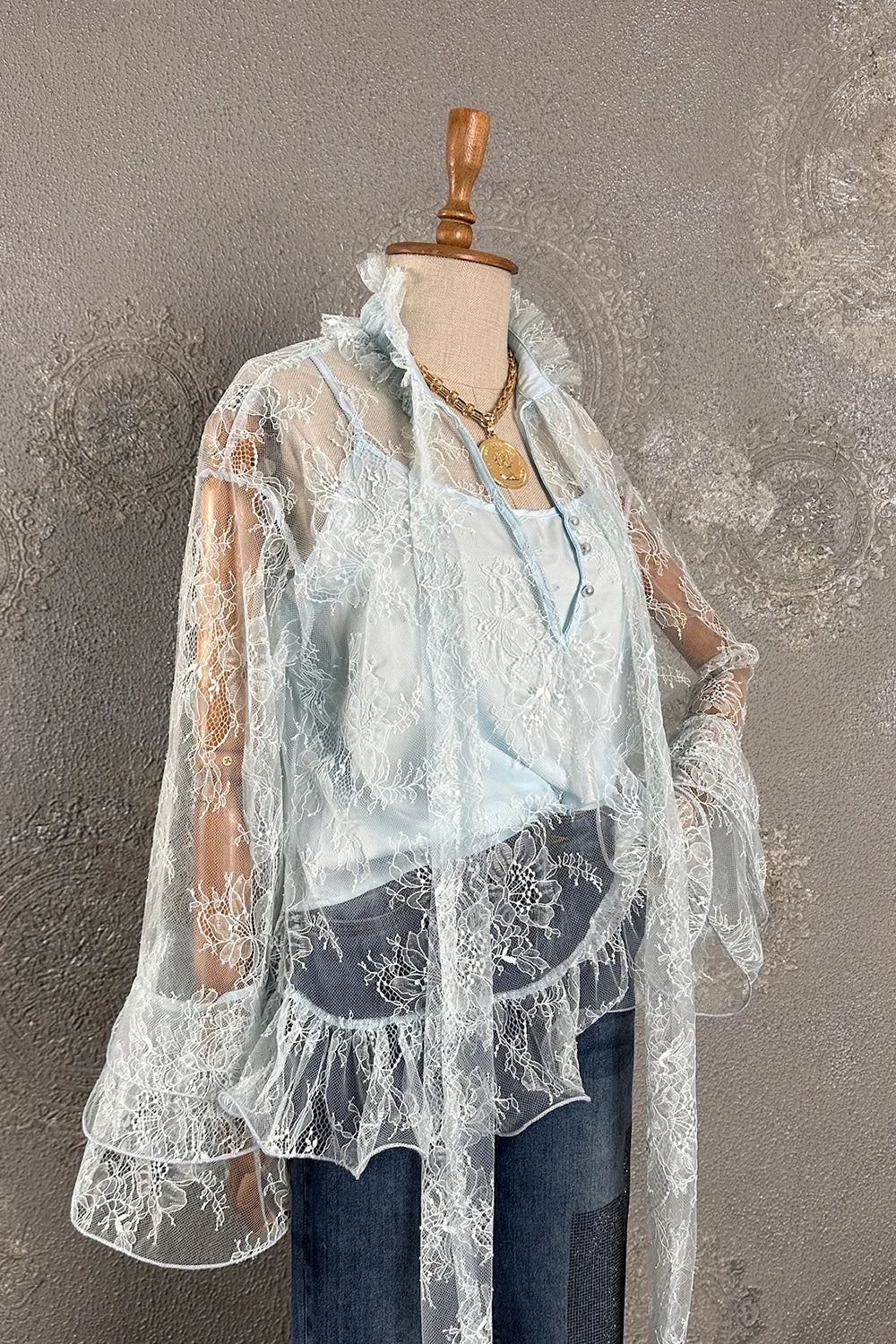Romantik Dantel Bluz