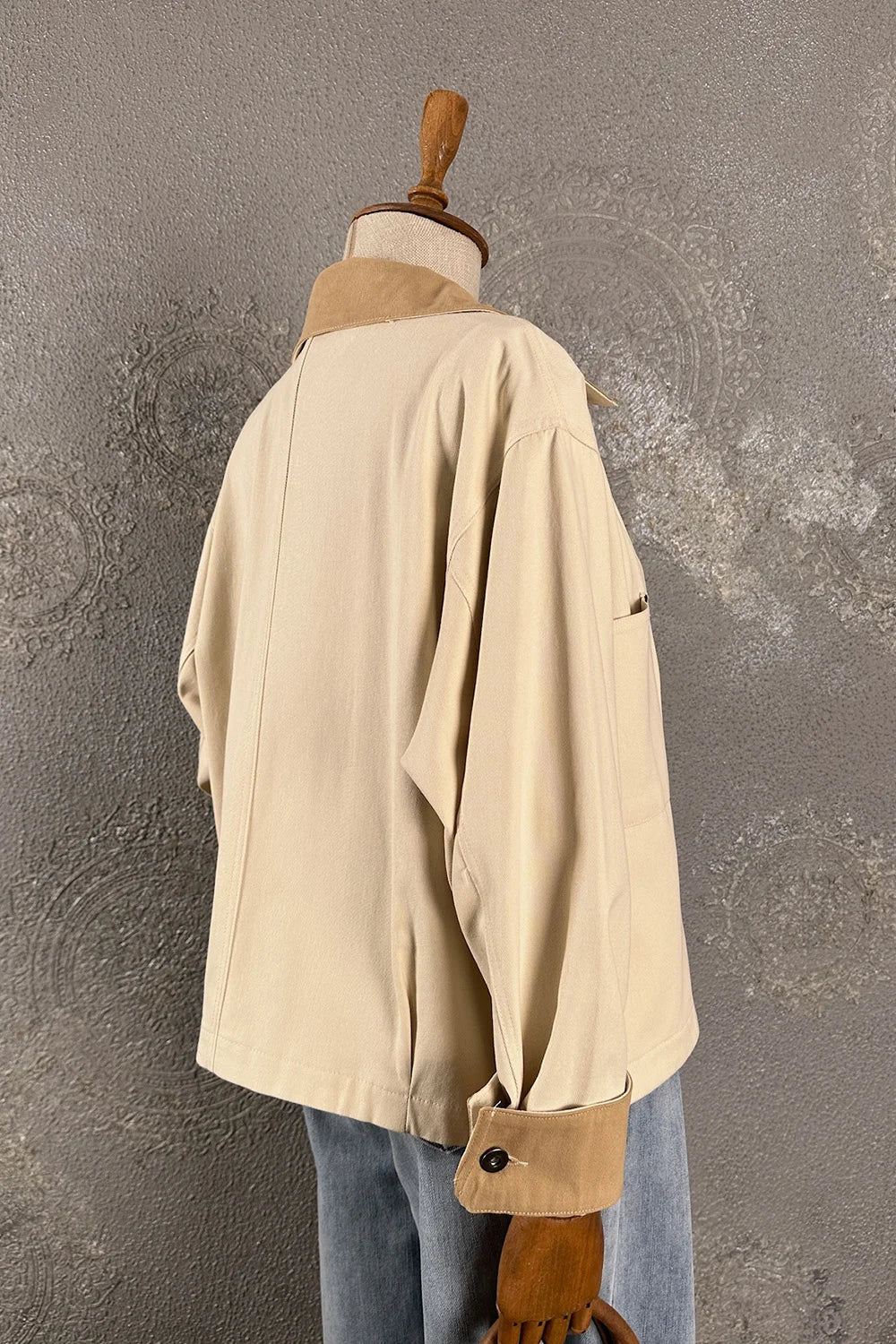 Cep Detaylı Pamuk Ceket