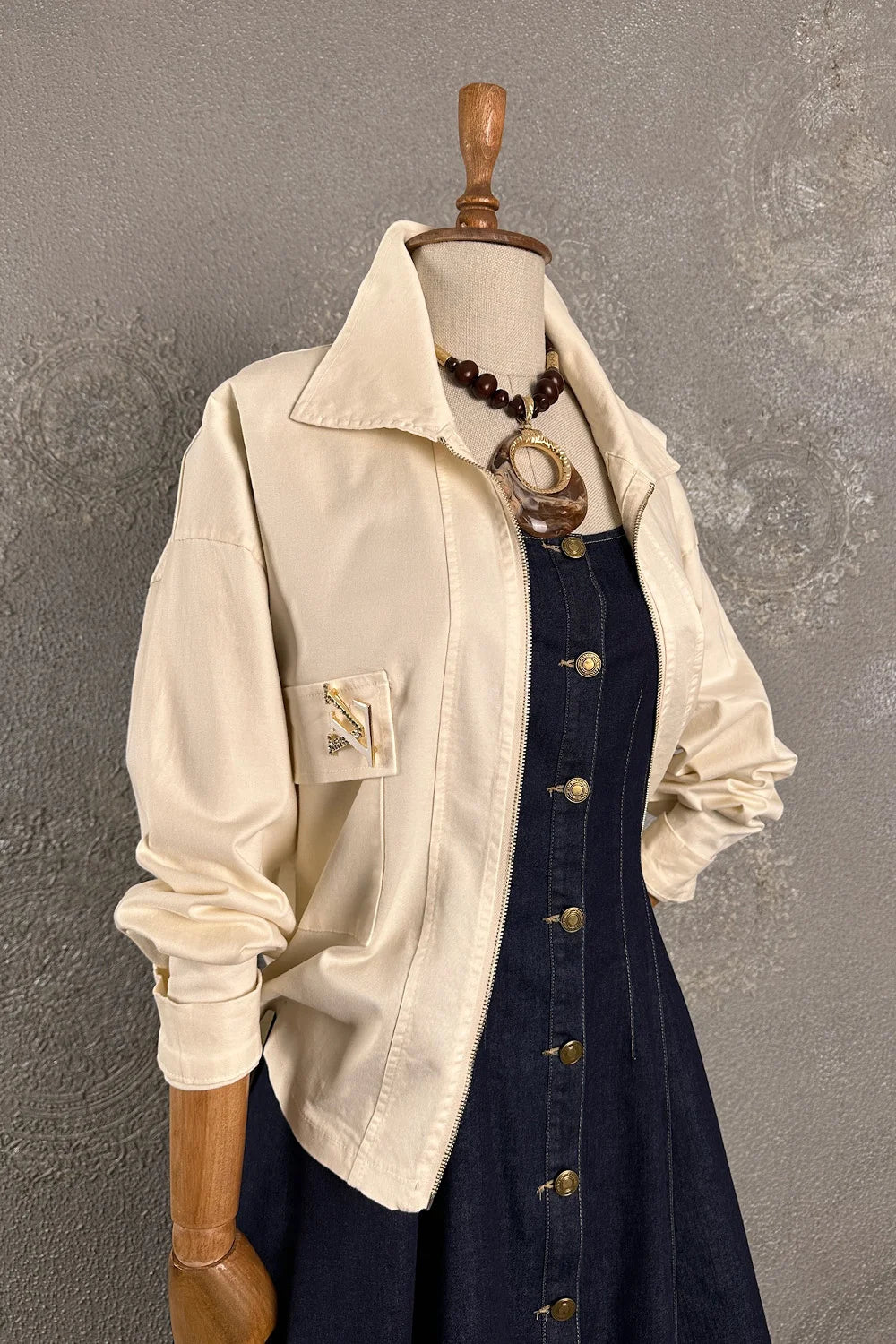 Rahat Kesimli Pamuk Ceket