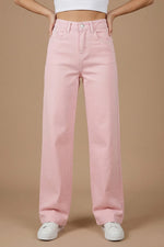 Pembe Straight Jean