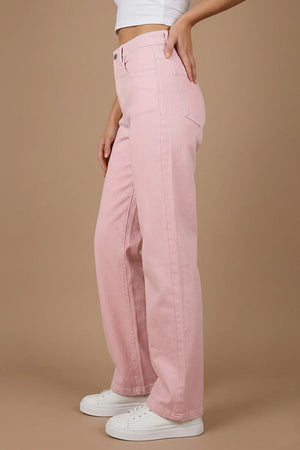 Pembe Straight Jean