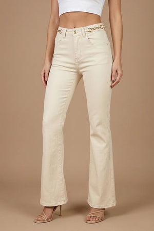 Zincir Detaylı Jean