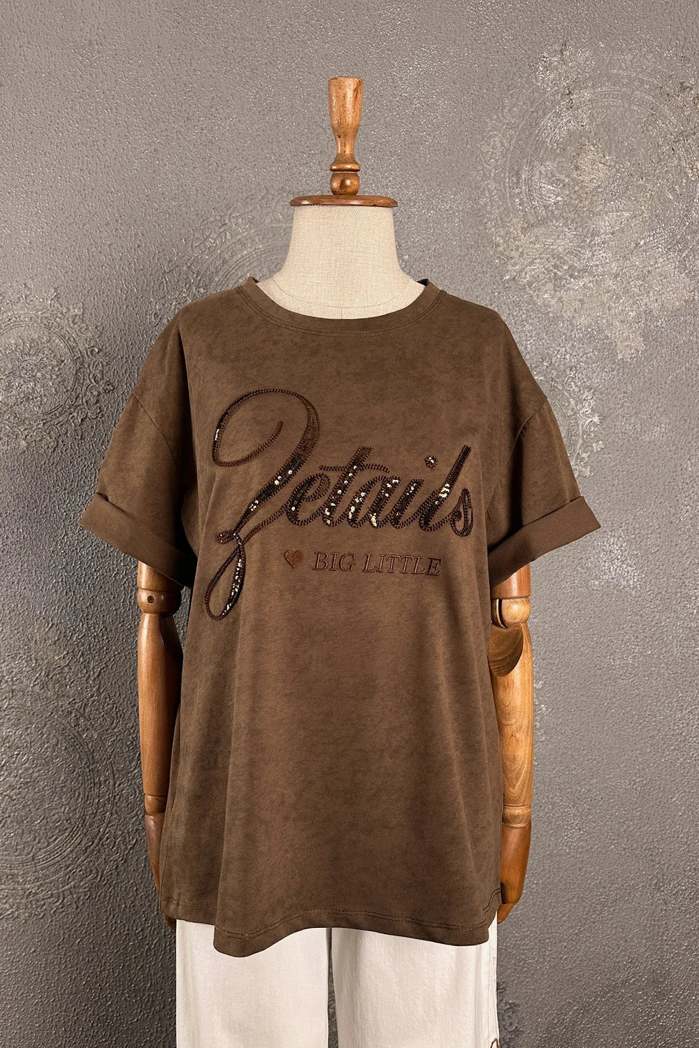 Payet İşlemeli T-shirt