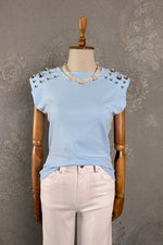 Zımba Detaylı T-shirt