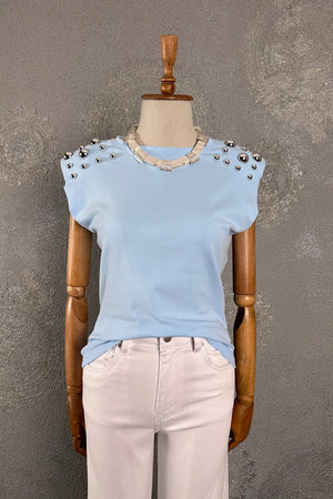 Zımba Detaylı T-shirt