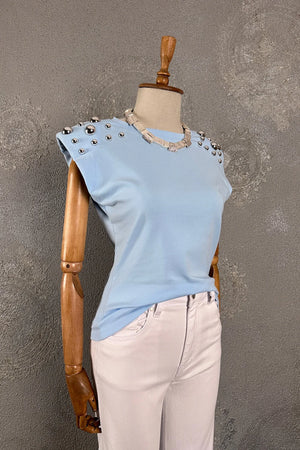 Zımba Detaylı T-shirt