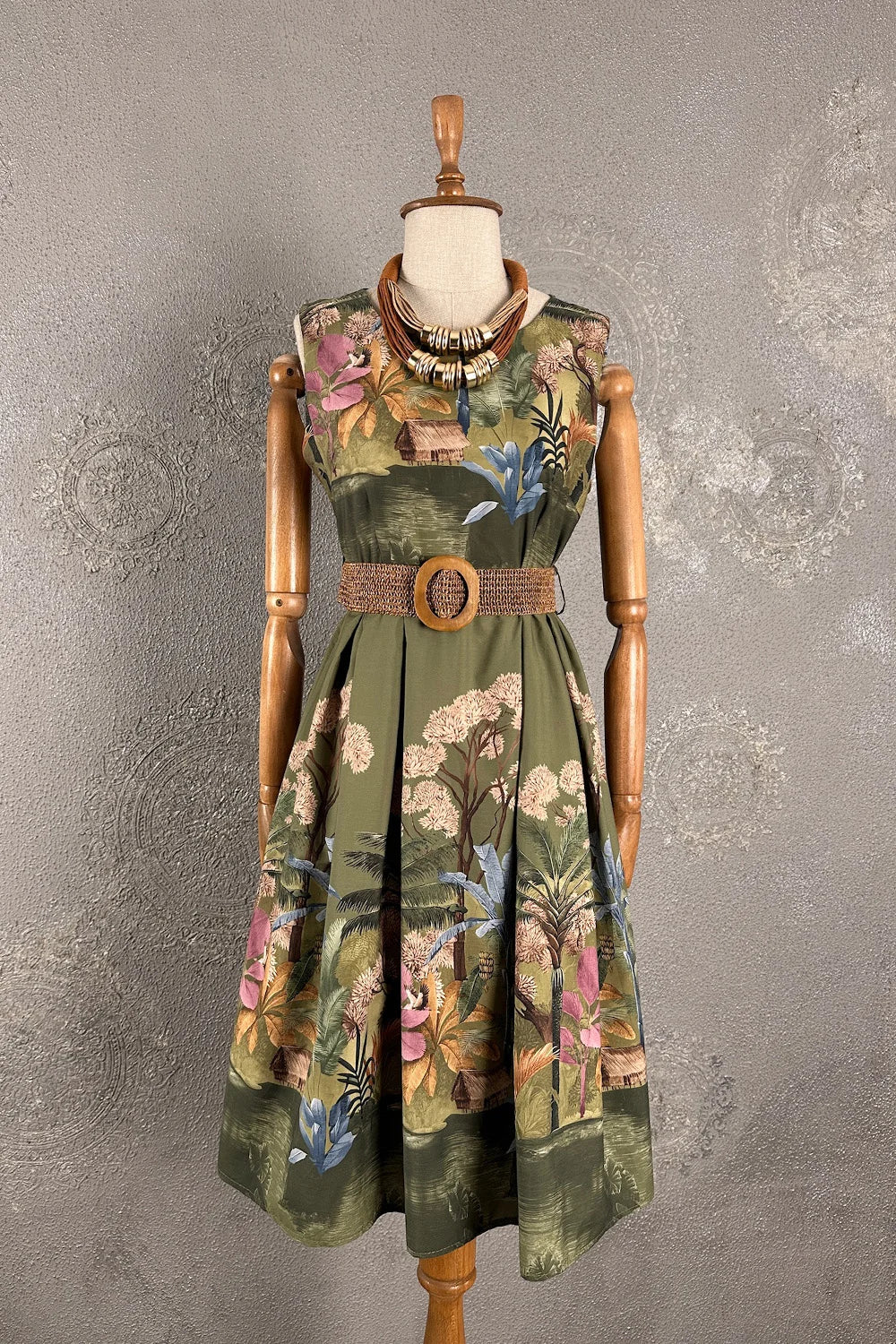 Floral Desenli Elbise