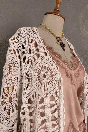 Kroşe Crop Ceket