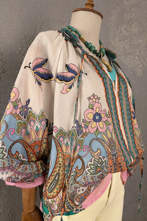 Desenli Oversize Bluz