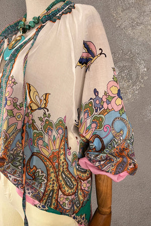 Desenli Oversize Bluz