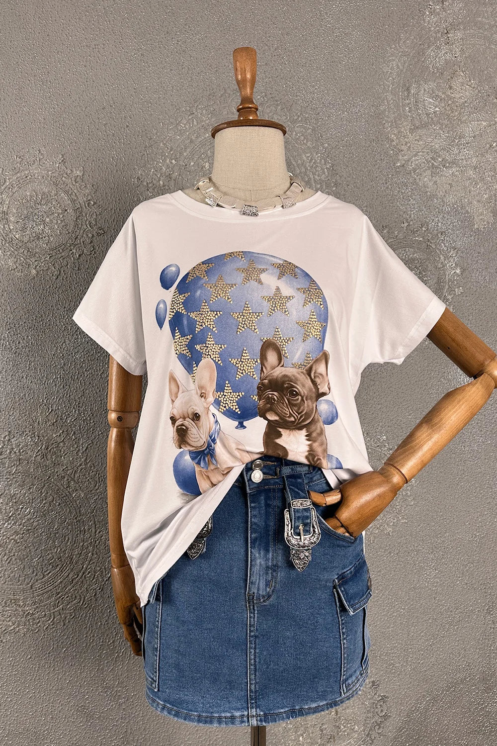Köpek Baskılı T-shirt