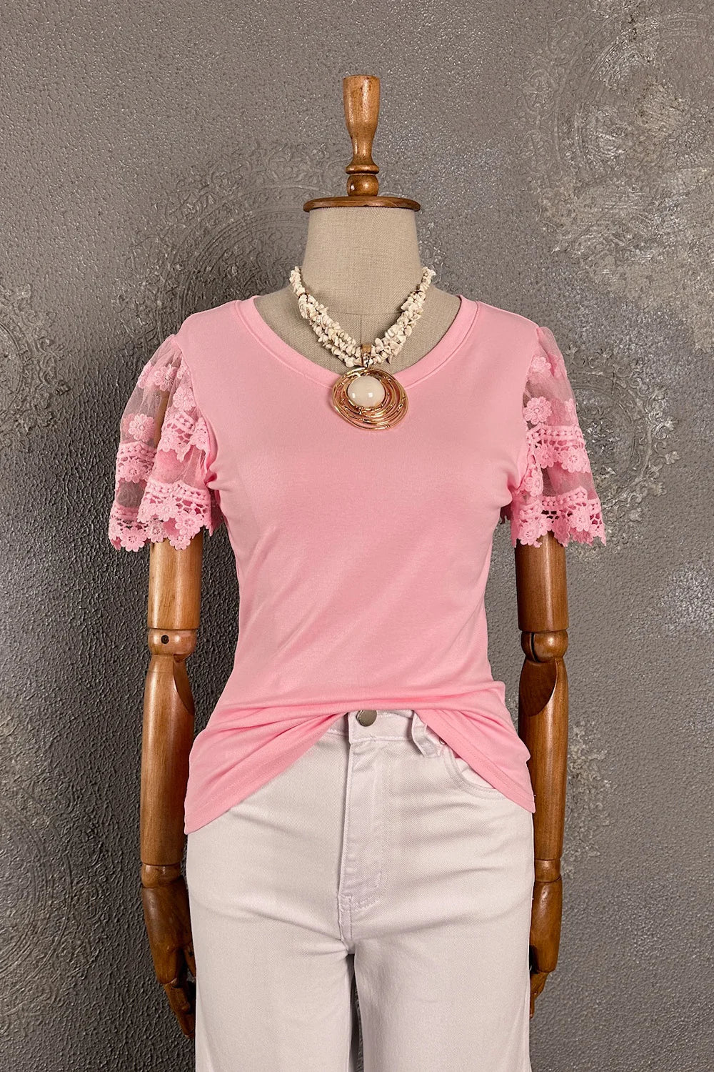 Dantel Detaylı T-shirt