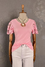 Dantel Detaylı T-shirt