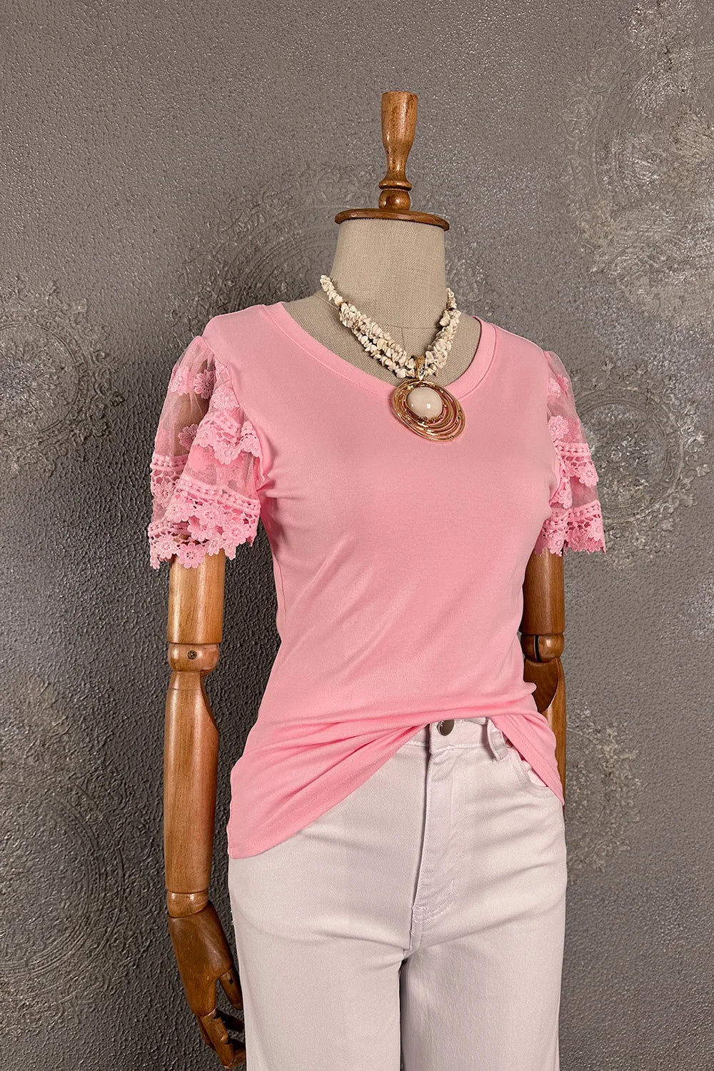 Dantel Detaylı T-shirt