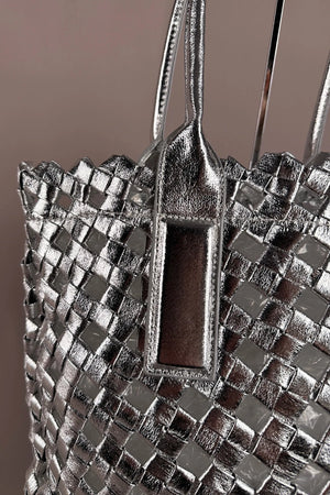 Silver Dokulu Çanta