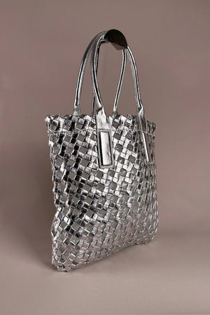 Silver Dokulu Çanta