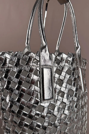 Silver Dokulu Çanta