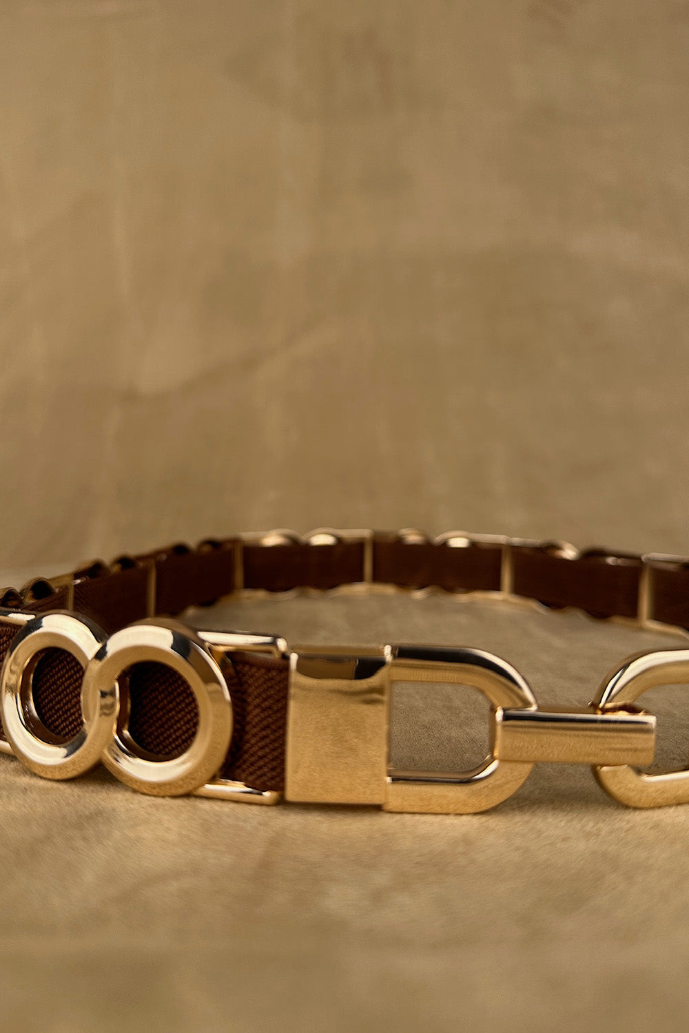 Halka Detaylı Elastik Kemer