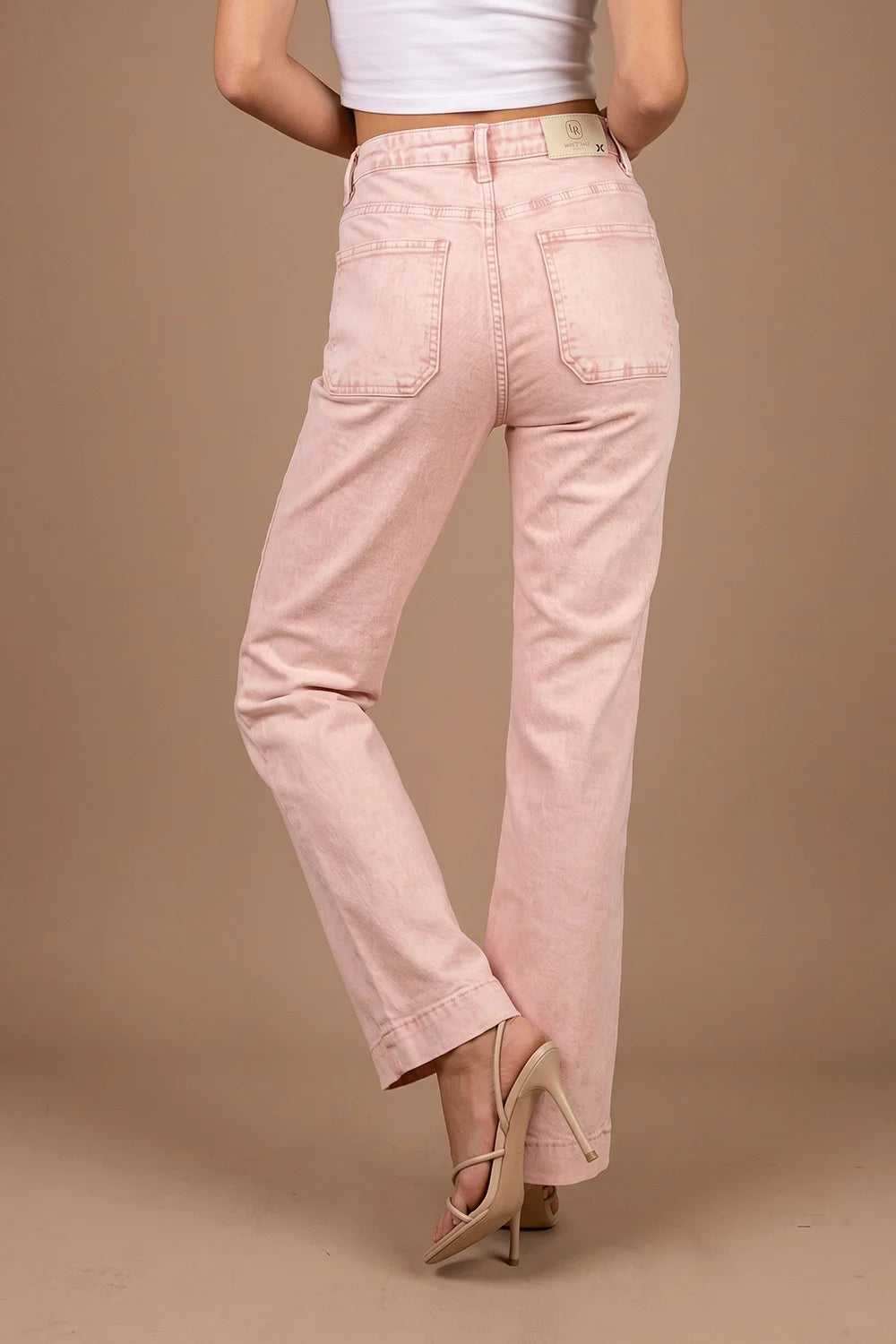 Düğme Detaylı Jean