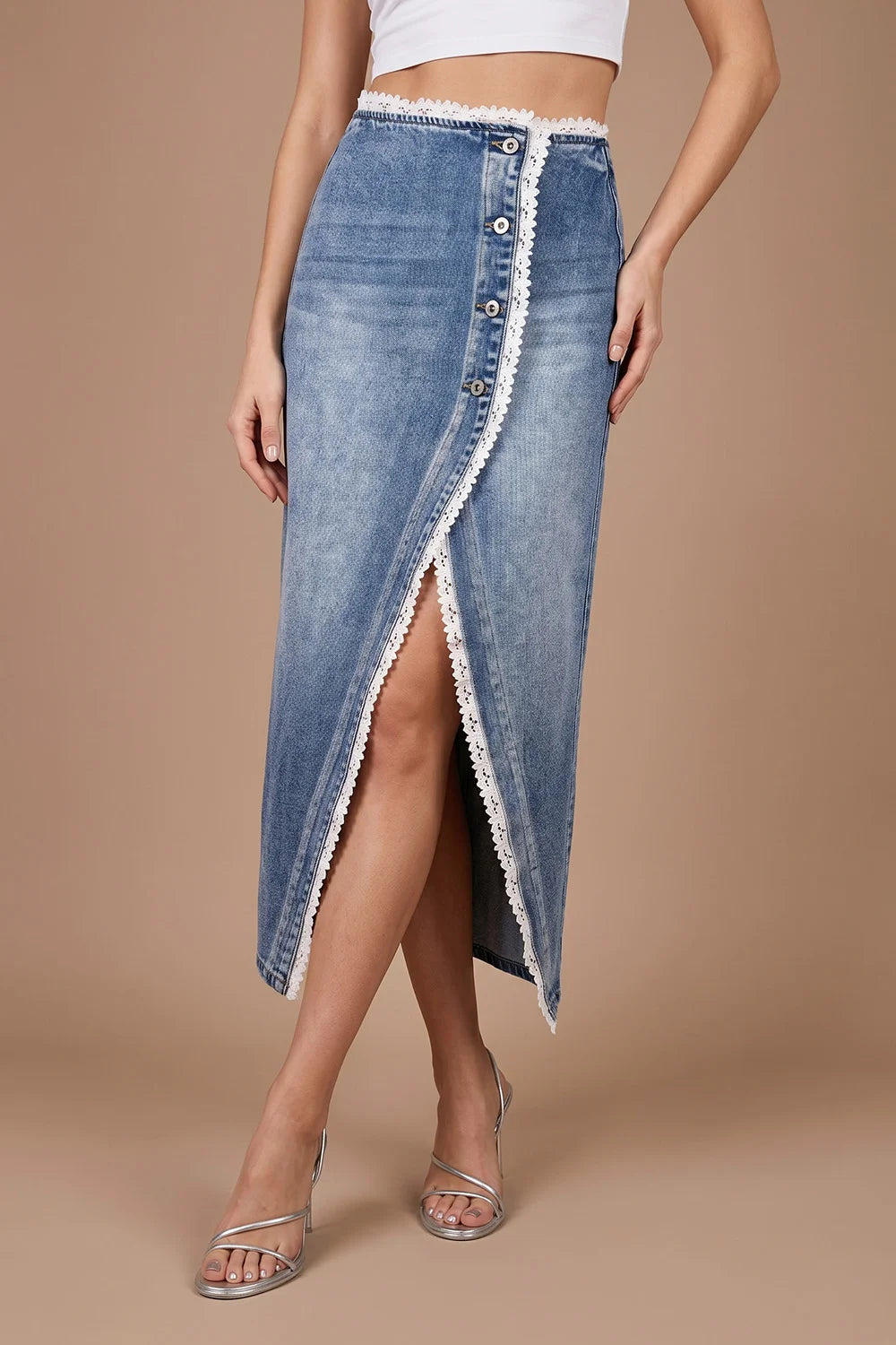 Dantelli Denim Etek