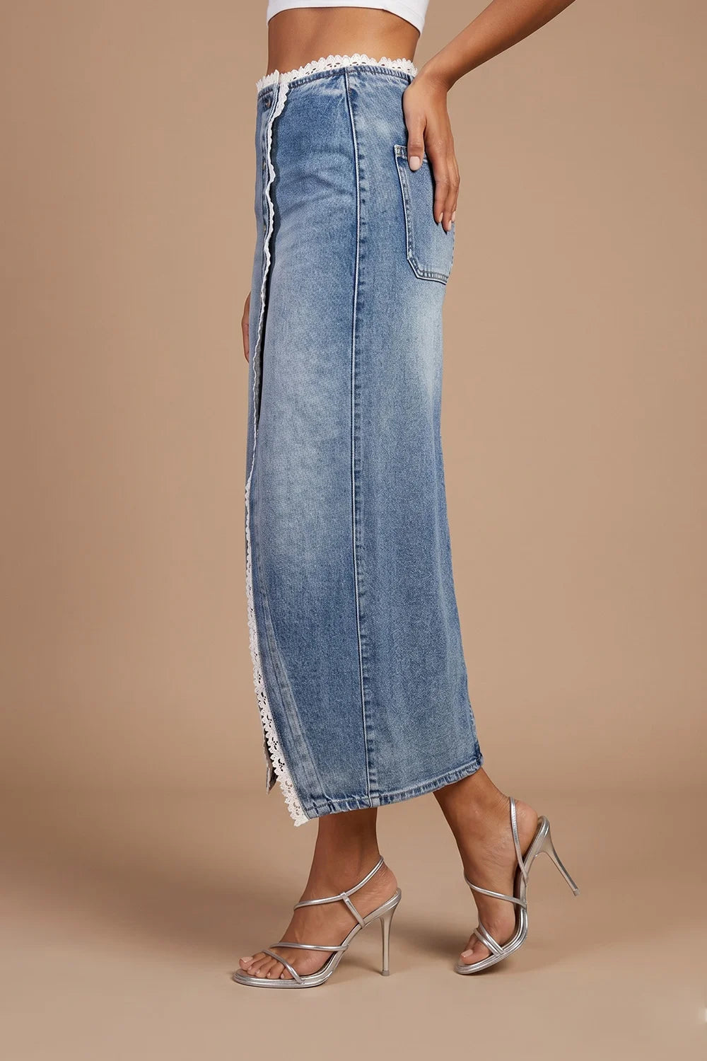 Dantelli Denim Etek