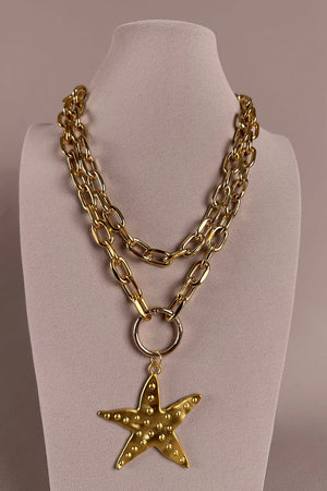 Gold Star Kolye