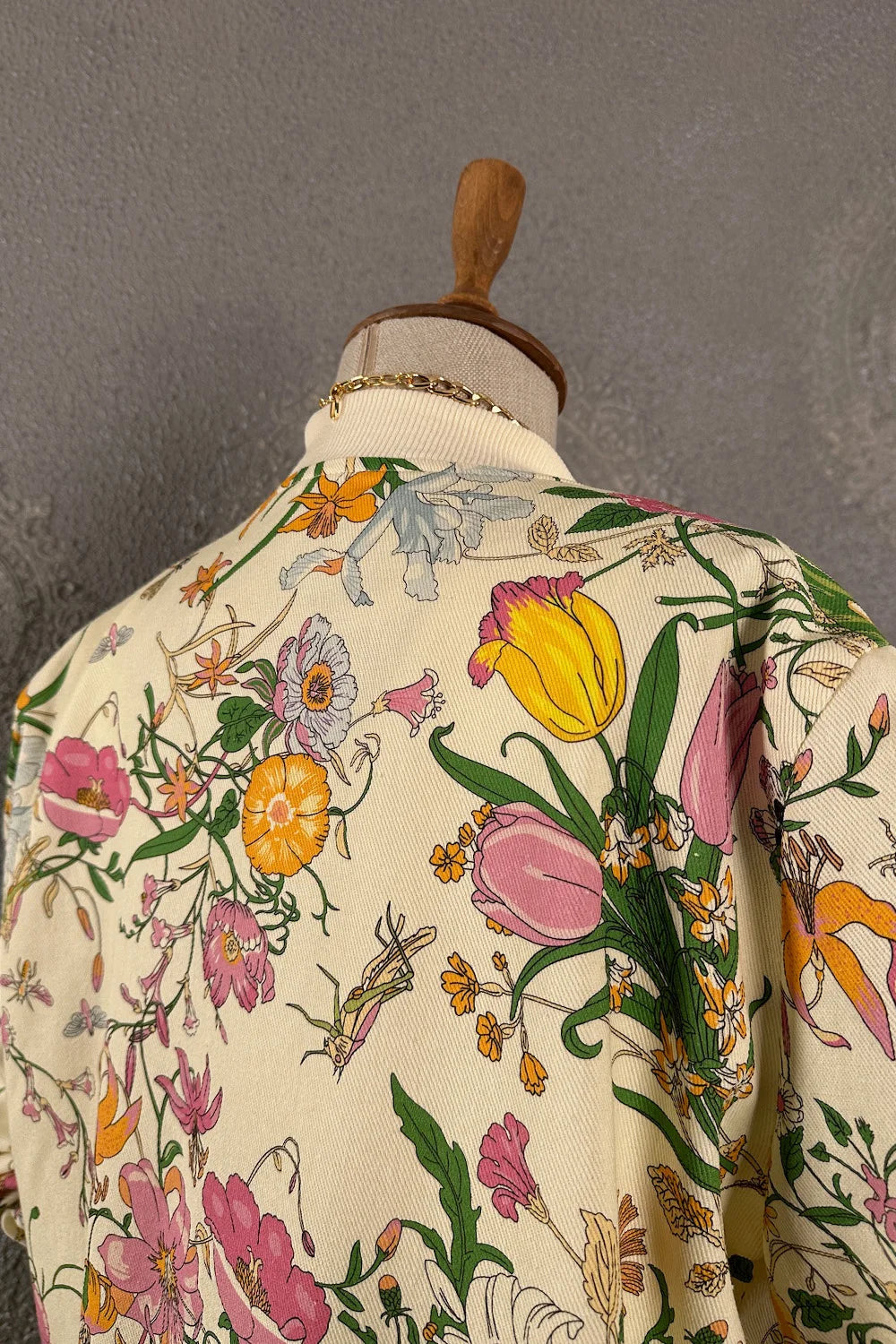 Floral Desenli Bomber Ceket