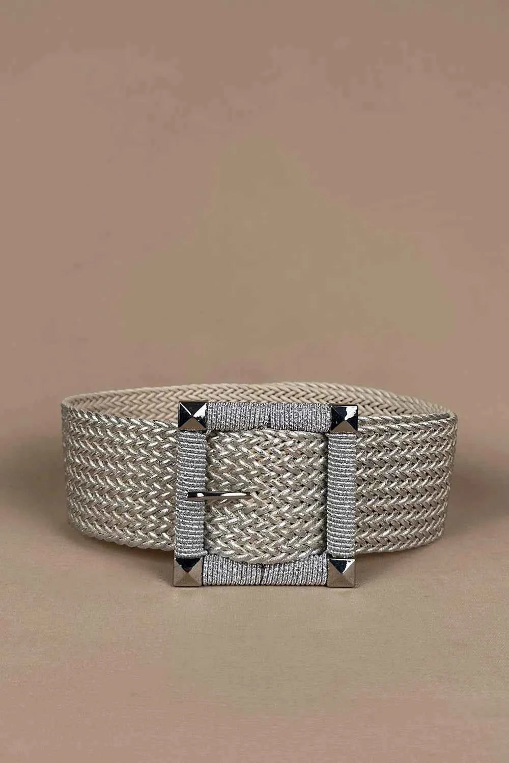 Büyük Tokalı Hasır Kemer - Eliz