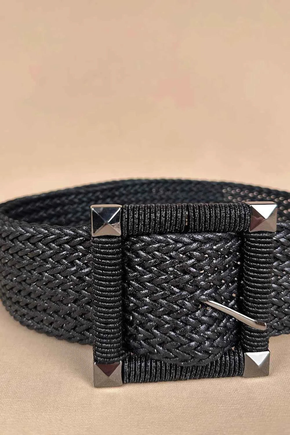 Büyük Tokalı Hasır Kemer - Eliz