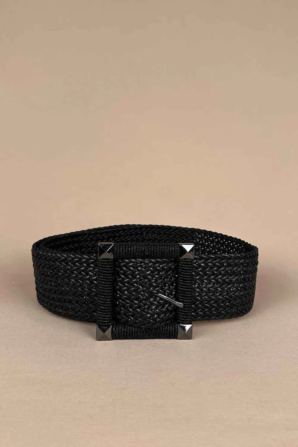 Büyük Tokalı Hasır Kemer - Eliz