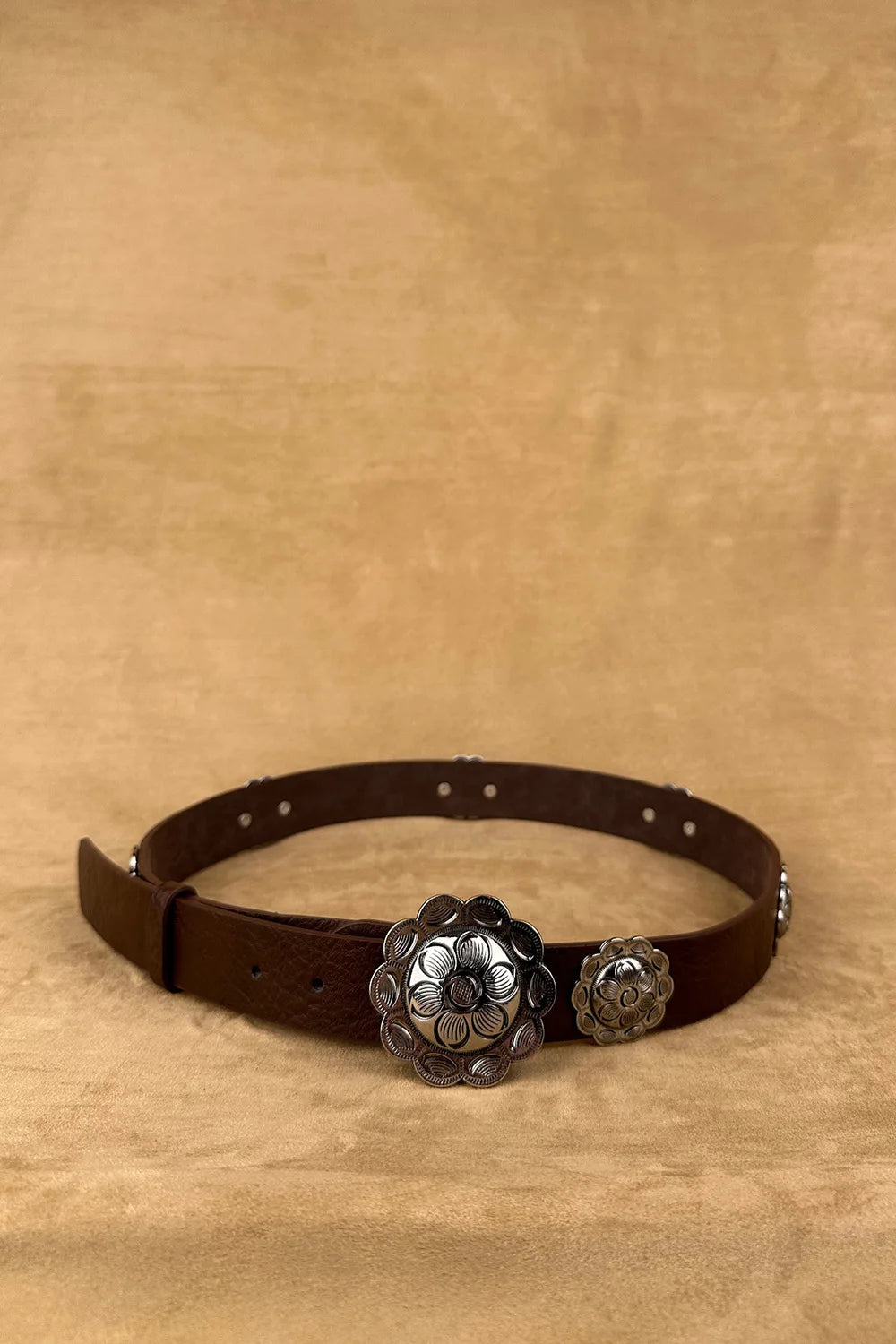 Çiçek Tokalı Vintage Kemer