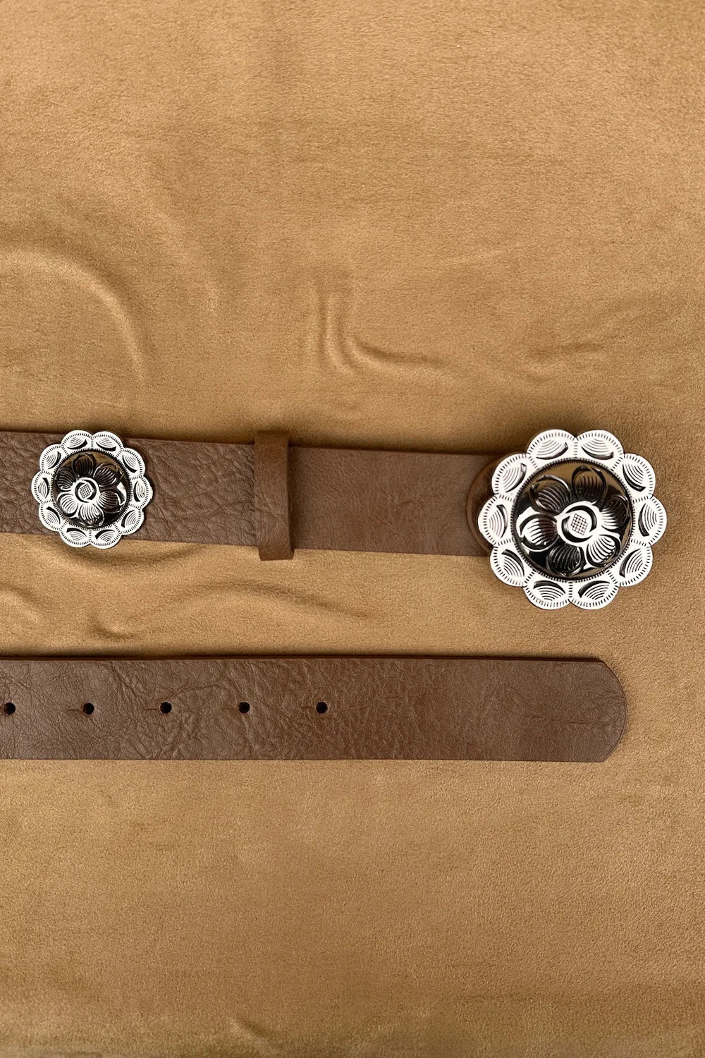 Çiçek Tokalı Vintage Kemer