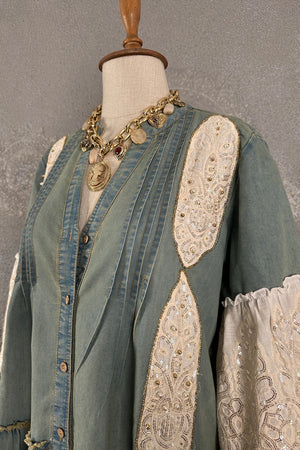 Denim Bohem Elbise