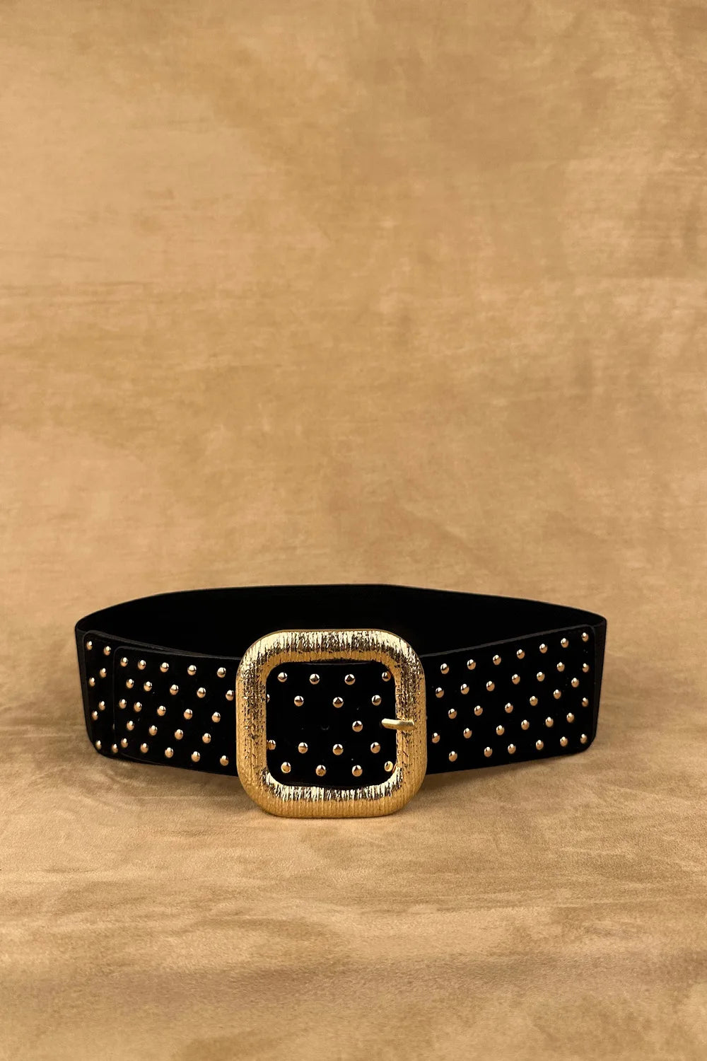 Zımba Detaylı Elastik Kemer