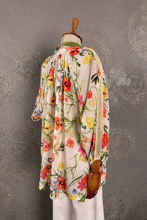 Floral Desenli Gömlek